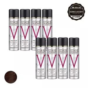 더마클라센 스타일앤 볼륨짱짱 흑채 스프레이 자연갈색 120ml x8