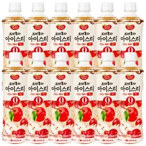 동원 보성홍차 아이스티 제로 애플 500ml x 12개 / 음료수 제로칼로리