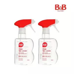 비앤비 살균 소독 제균 스프레이 300ml 2입(살균/소독/알콜)_KT07