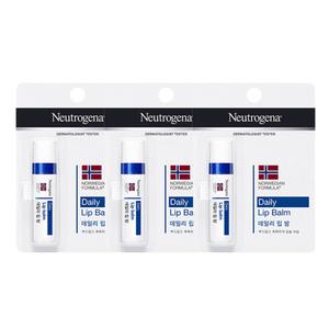 뉴트로지나 데일리 립밤 4g X3개