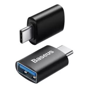베이스어스 ZJJQ000001 블랙 OTG C타입 TO USB-A 3.1 10Gbps 변환젠더