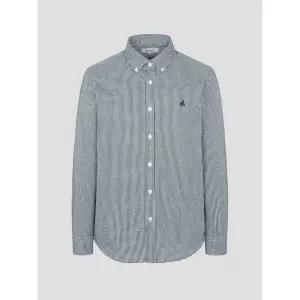 [빈폴] 시어서커 마이크로 깅엄 셔츠  그린 (BC5364C19M)