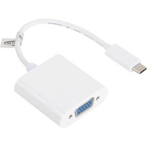[NM-CV02] NETmate NM-CV02 USB3.1 Type C to VGA(RGB) 컨버터(무전원/Alternate Mode) /밀알