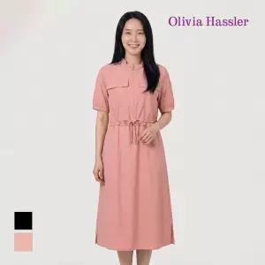 [올리비아하슬러] 반집업 스트링 원피스_OHCMOP202