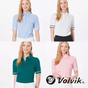 [볼빅] 골프 여성 에센셜 인디언PQ 제에리 반팔티셔츠 VLTSO392_US