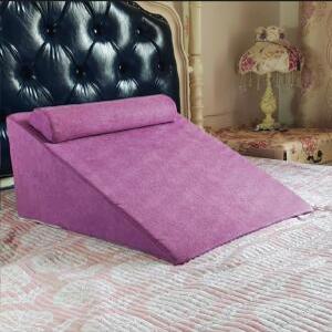 삼각 간호 요양원 쿠션 머리맡 기대는 가정용 허리받침대 보호 패드 베개 역류성식도염