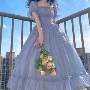 졸업사진 성인 공주 스킨 스타일 공주드레스 졸사 무대 아동청소년 교복 원신 코스튬