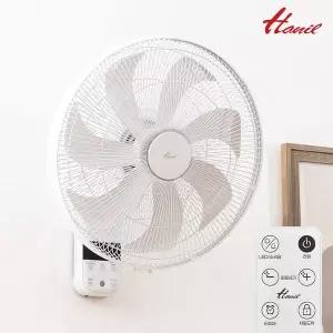 [한일] 벽걸이선풍기 리모컨 업소 저소음 사무실 벽선풍기