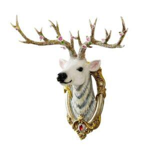 벽면 3d 사슴머리 장식 호텔 벽 레스토랑 북유럽 인테리어 카페 소품 벽걸이 거실