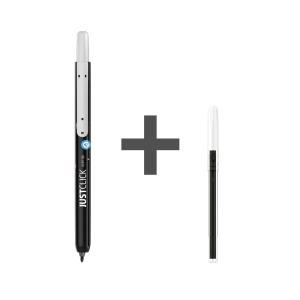 모리스 저스트클릭 노크식 컴퓨터용사인펜+리필1개 1갑12개입