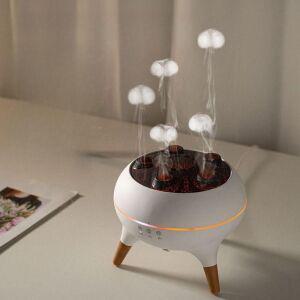 해파리 가습기 불멍 볼케이노 무드등 화산 탁상용 물멍 초음파 볼케이노가습기 모닥불