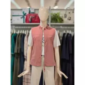 갤러리아 크로커다일레이디 스트링 집업 조끼 CLEMVT105