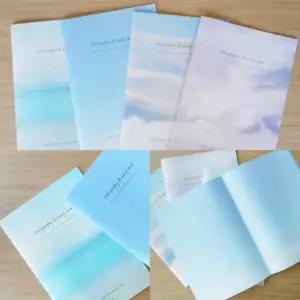 문구 연습 무선 캘리그라피노트 1p 따라쓰기 제본 100일 사무 스크랩북 손글씨 글씨체