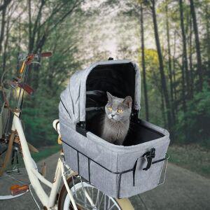 자전거 애완견 시트 반려견 바구니 안장 강철 고정 강아지 여행 좌석 커버 의자