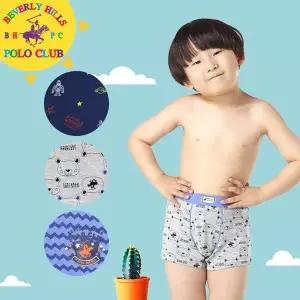 [비버리힐스폴로클럽]실크레이온 인밴드 캐릭터 아동팬티 주니어팬티 3종세트