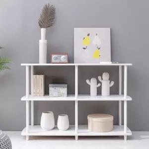 [우아미가구]네빈 다용도 3단 1200 멀티 선반장