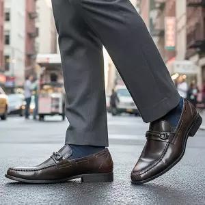 [한정판매] MD-S11 베이직비죠 소가죽 남성구두 정장화 로퍼 키높이 면접 예식구두