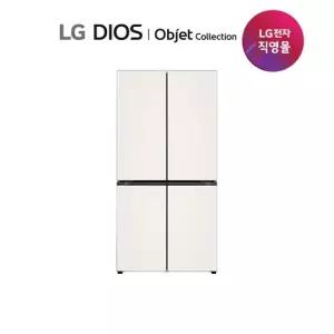 LG디오스 오브제 글라스 4도어 냉장고 1등급 H875GBB011 색상 택1
