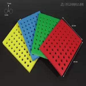 KA.60-ETG 마이크로 튜브랙 1.5mL & 2.0mL Green EVA Tube Rack 고려에이스