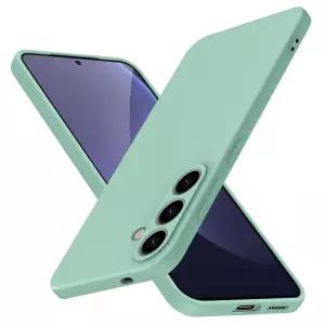 JUNAUTTB 삼성 갤럭시 S25 케이스 액체 실리콘, 전신 보호, 부드러운 충격 방지 긁힘 방지 케이스 삼성 갤