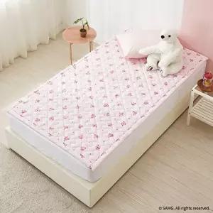 [한일의료기]프린세스 캐치티니핑 EMF전자파없는 2in1 카본탄소매트 전기요장판 패드핏 1인용 슈퍼싱글 하