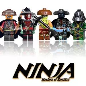 잭트 커드릭스 록스 노크트 닌자고 금지 5인용 빌딩 블록 토이 무비