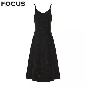 [포커스] V넥 펄 뷔스티에 원피스_VF5W1OP3191