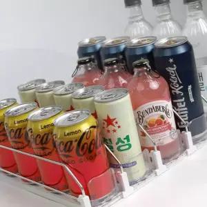 냉장고 캔음료 디스펜서 트레이 맥주 정리 홀더 31cm