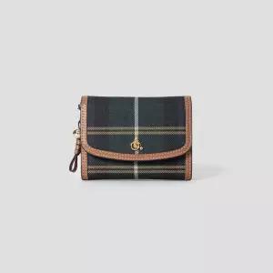 [빈폴ACC] (BE57A4M32R) 빈폴 헤릿 3단 반지갑 - 네이비