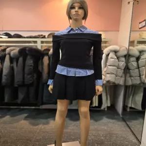 [에고이스트] 레이어드형 미니 셔츠형 원피스  EQ4WO-060