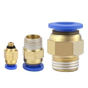 10MM 수나사, 5 M14 공압 8MM M8 4MM M10 피팅 퀵 개 M6 원터치 파이프 에어 6MM 커넥터, M12 인 튜브, 푸시 M5