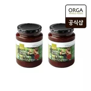 [풀무원][올가] ORGA 햇 유기농 육보 딸기잼 600g x 2개