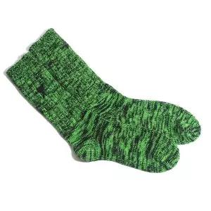 [아미] 하트로고 그린 블랙 양말 36138746