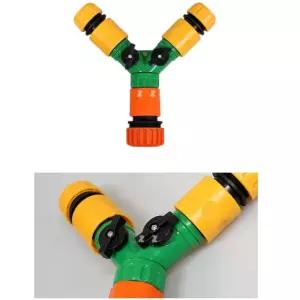 Y자 3구 호스 연결구/세탁기/급수호스/수도꼭지/분배기/호수/연결/부속/수도호스/물호스/커넥터/수전/잠금