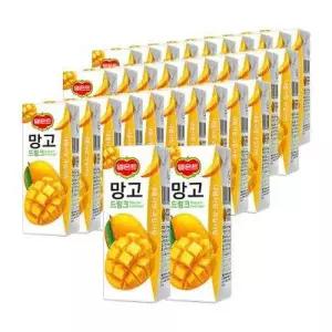 [셀러허브]썬키스트 델몬트 망고 드링크 190ml x 32팩 x 2개 (S17398241)
