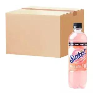 [셀러허브]썬키스트 제로 복숭아레몬 소다 600ML x 24개 (S17398247)