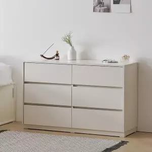 [NAMUDDL]보루네오 마르체 폴드 1200 6단 와이드 서랍장 수납장 BCM672C