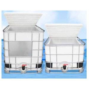 IBC탱크 플라스틱 1톤 물탱크 형 화이트 화학 클리닝 1000L 사각