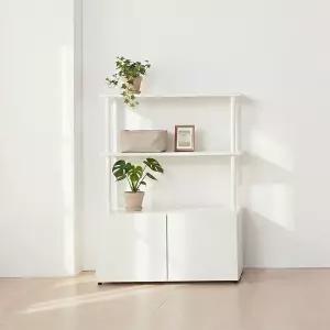 E0 아르케 시스템선반 다용도 수납 책장 800 1단+선반 2단  DF927790