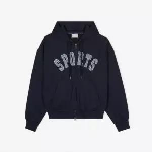 후드집업 LQJ NBMDF4W062-59 WOMEN 빅 그래픽 기모 후드집업 (OVER FIT)