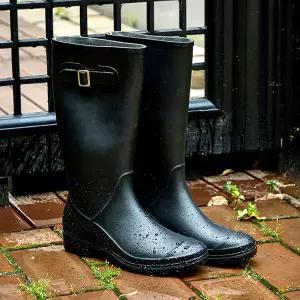 [슈펜] [EVA] 데일리 롱 버클 레인부츠 (HPCV7D382W-T)