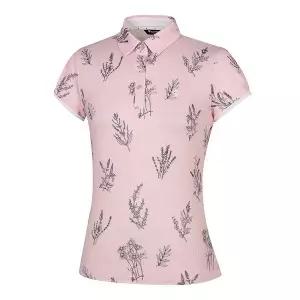 [아웃도어스/레노마골프]여성 플라워 골지 카라 반팔 티셔츠 RWTYL6120-411