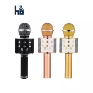 블루투스 마이크 WS858 정품노래방용품 휴대용 대용량 스피커 고급 행사