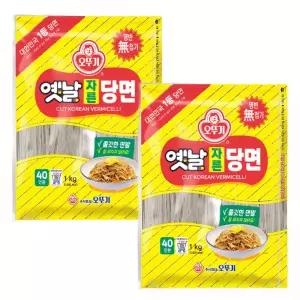 오뚜기 옛날 자른당면 국내산 1kg 2팩