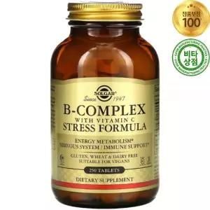 솔가 B 컴플렉스 비타민 C 스트레스 포뮬라 250정 B-Complex Vitamin Stress Formula