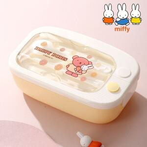 일본 귀여운 미피 도시락 상자 귀여운 만화 학생 커플 피크닉 보존 전자레인지로 가열할 수 있습니다