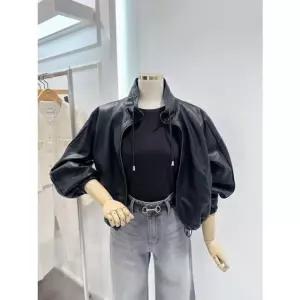 [갤러리아] [ab.f.z]하이넥 집업 레더 자켓(ATA5FFL2G)