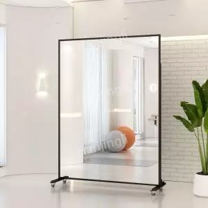 홈트 인테리어 바퀴달린 이동식 미러 대형 댄스 요가 거울 전신 필라테스 전신거울