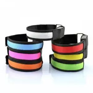 야간 활동 밴드 스포츠 안전 암밴드 led 라이트 밴드 조깅 팔찌 야광 용품 반사 운동