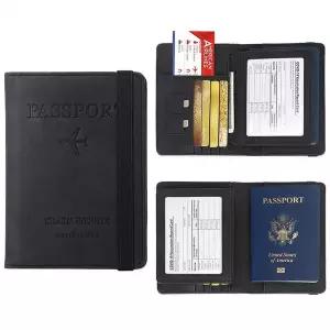 복제방지 SCL372L5 RFID차단 유심 카드 멀티여권지갑 유럽 베낭